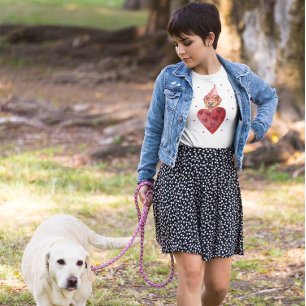 Valentijnsdag Gift Yellow Labrador Dog T-shirt