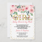 Valentijnsdag Girl Baby shower By Mail Pandemic Kaart (Voorkant)