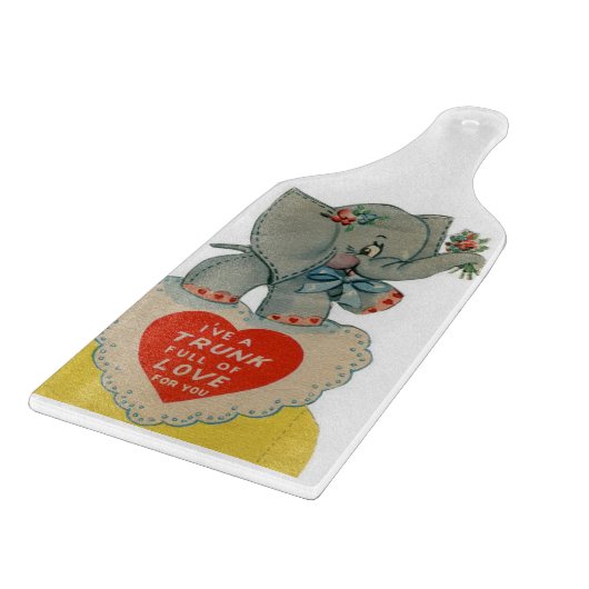 Valentijnsdag glans snijplank (Hoek)