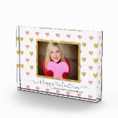 Valentijnsdag Glitter Heart Script - Fotoblok (Rechts)