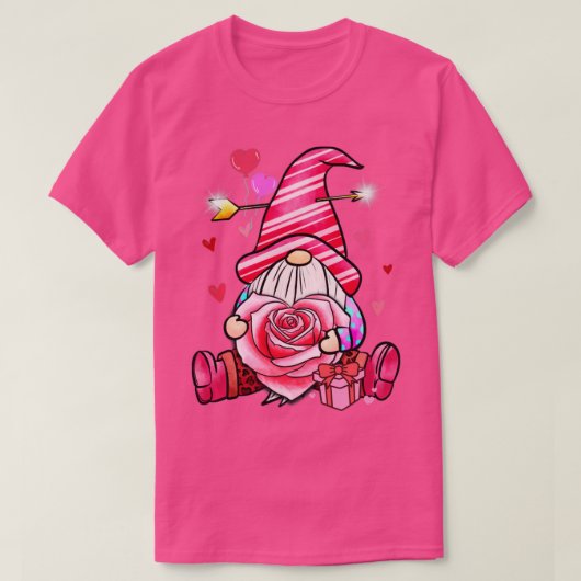 Valentijnsdag Gnome8 T-shirt (Design voorkant)