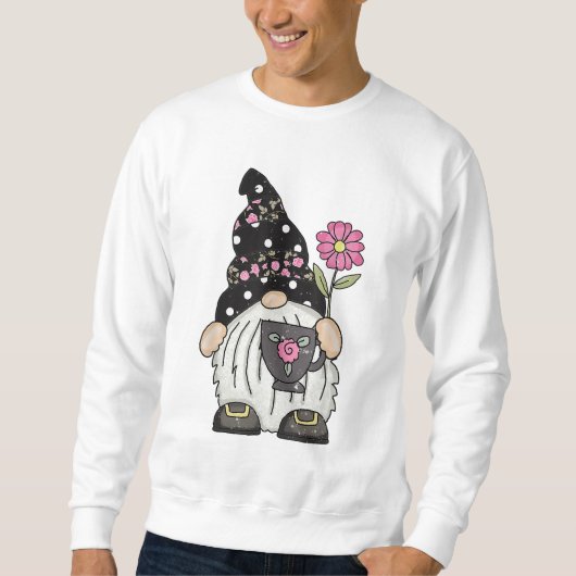 Valentijnsdag Gnome Coffe Love Heart Trui (Voorkant)