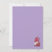Valentijnsdag Gnome Invitation Kaart (Achterkant)