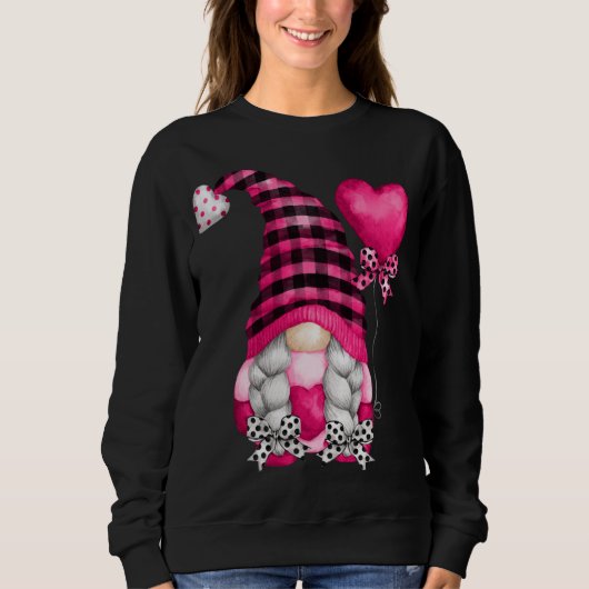 Valentijnsdag Gnome Love Trui (Voorkant)