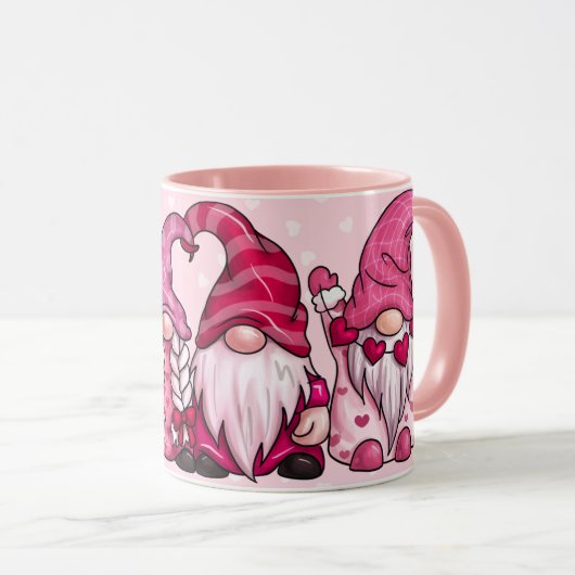 Valentijnsdag Gnome Mok (Voorkant rechts)