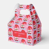 Valentijnsdag Gnome Pattern Roze Favor Boxes Bedankdoosjes (Achterkant)