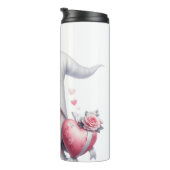 Valentijnsdag Gnome Thermische Tumbler Thermosbeker (Geroteerd rechts)