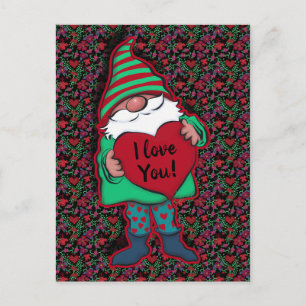 Valentijnsdag Gnome Uw persoonlijke voorkeur Briefkaart