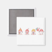 Valentijnsdag gnomen. magneet (Voorkant / Achterkant)