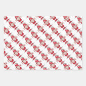 Valentijnsdag Gnomen papierbladen oppakken Inpakpapier Vel (Voorkant)