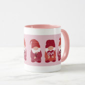 Valentijnsdag gnomen schattige schepsels mok (Voorkant rechts)