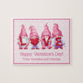 Valentijnsdag Gnomes Legpuzzel (Horizontaal)