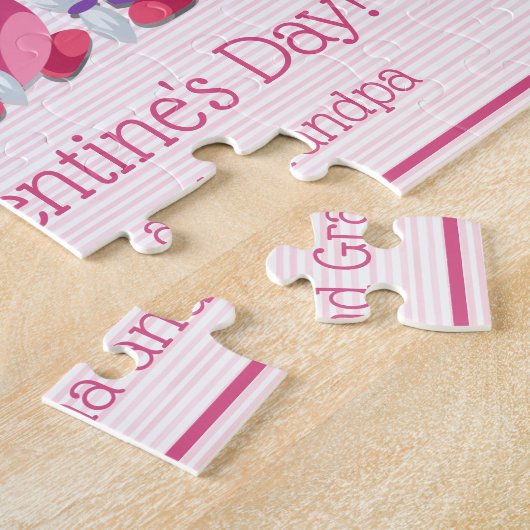 Valentijnsdag Gnomes Legpuzzel (Zijkant)