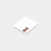 Valentijnsdag Golden Retriever Dog Post-it® Notes (Schuin)