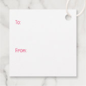 Valentijnsdag Golden Retriever Dogs Bedankjes Labels (Achterkant)