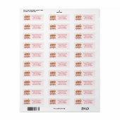 Valentijnsdag Goldendoodle Dogs Etiket (Full Sheet)