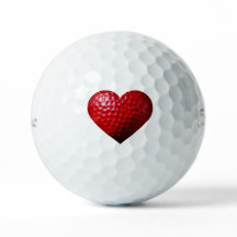 Valentijnsdag golfbal