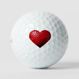 Valentijnsdag golfbal golfballen