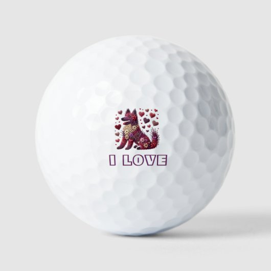 Valentijnsdag Golfballen (Voorkant)