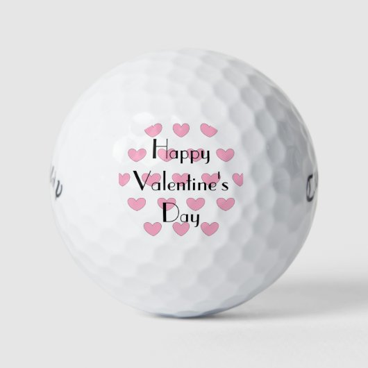 Valentijnsdag golfballen door dalDesignNZ (Voorkant)