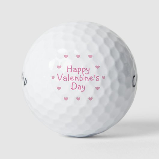 Valentijnsdag golfballen door dalDesignNZ (Voorkant)