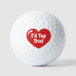 Valentijnsdag Golfer Voor Hem Mannen Echtgenoot Ha Golfballen