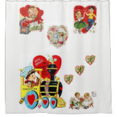 Valentijnsdag gordijn voor de douche (Voorkant)