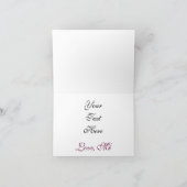 Valentijnsdag Gothic Custom Art Feestdagen Kaart (Binnen)