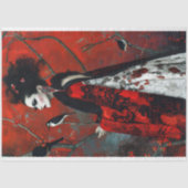 Valentijnsdag Gotische Mode Decoupage Tissuepapier (Voorkant)