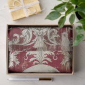 Valentijnsdag gotische skelet schedel decoupage tissuepapier (Geschenk)