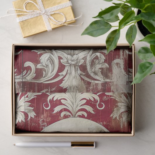 Valentijnsdag gotische skelet schedel decoupage tissuepapier (Geschenk)