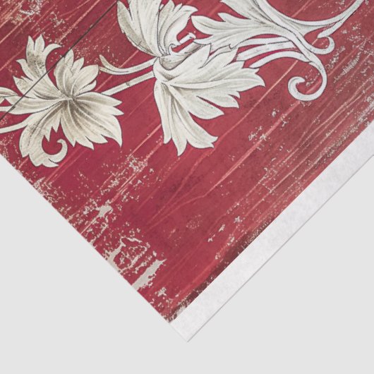 Valentijnsdag gotische skelet schedel decoupage tissuepapier (Detail)