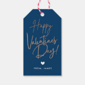 Valentijnsdag | Gouden Glitter Cadeaulabel (Achterkant)