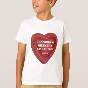 Valentijnsdag Grandma & Grandma Love me Heart T-shirt