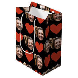 Valentijnsdag Grappig Aangepaste Gezichtsfoto Lief Medium Cadeauzakje