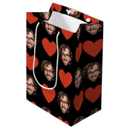 Valentijnsdag Grappig Op Maat Gemaakt Gezicht Foto Medium Cadeauzakje