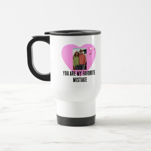 Valentijnsdag Grappig op Maat Reisbeker (Links)