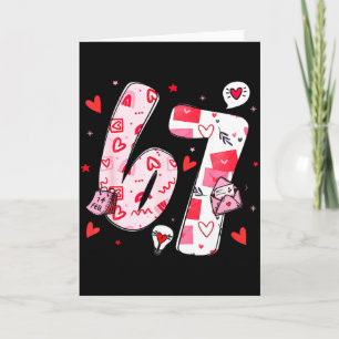 Valentijnsdag Grappig Zes Zeven 6 7 Meme Mannen Vr Kaart