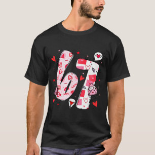 Valentijnsdag Grappig Zes Zeven 6 7 Meme Mannen Vr T-shirt