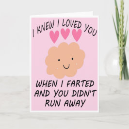 Valentijnsdag Grappige Kaarten Ik hou van je schee