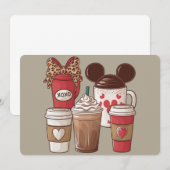 Valentijnsdag Grappige Latte Koffieliefhebber  Kaart (Voorkant / Achterkant)