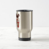 Valentijnsdag Grappige Latte Koffieliefhebber Reisbeker (Center)