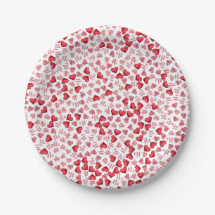 Valentijnsdag grappige liefde papieren bordje