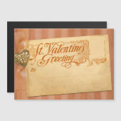 Valentijnsdag Greeting Antiek Vintage (Voorkant / Achterkant)