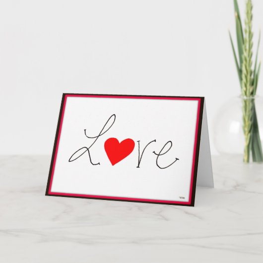 Valentijnsdag Greetings Feestdagen Kaart (Voorkant)