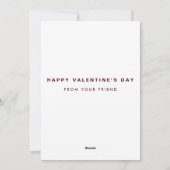 Valentijnsdag groet Feestdagenkaart (Achterkant)