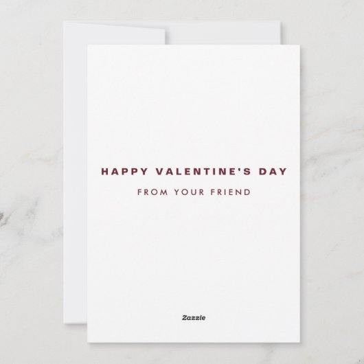  Valentijnsdag groet Feestdagenkaart (Achterkant)