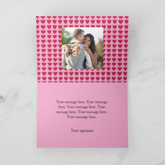 Valentijnsdag groet kaart (Binnen)