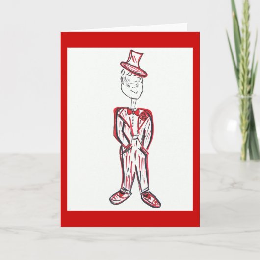 Valentijnsdag Groom Feestdagen Kaart (Voorkant)