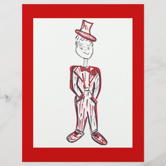 Valentijnsdag Groom Flyer (Voorkant)